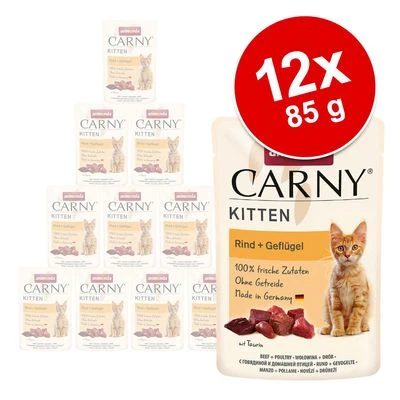 Animonda Carny Kitten Pouch 12 X 85g