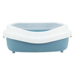 Trixie Primo XXL Cat Litter Tray -Savic Plan Store 114580 trixie katzentoilette primoxxl rand blauweiss hs 02 6