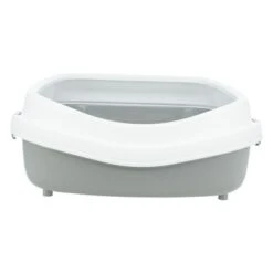 Trixie Primo XXL Cat Litter Tray -Savic Plan Store 114826 trixie katzentoilette primoxxl rand grauweiss hs 02 7