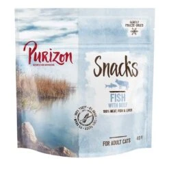 Purizon Cat Snacks Grain-Free Saver Pack 3 X 40g -Savic Plan Store 1 88401 pla purizon snacks cat fish 40g 5