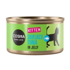 Cosma Original Kitten Saver Pack 24 X 85g -Savic Plan Store 203438 pla cosma kitten skipjacktuna jelly 85g 1000x1000 0