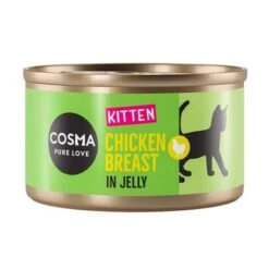 Cosma Original Kitten Saver Pack 24 X 85g -Savic Plan Store 203439 pla cosma kitten chicken jelly 85g 1000x1000 5