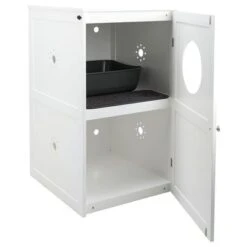 Trixie Cat House For Litter Tray XL With 2 Shelves -Savic Plan Store 203967 trixie katzenhaus katzentoilette xl 2etagen hs 16 3