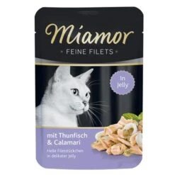 Miamor Fine Fillets In Jelly Saver Pack 24 X 100g -Savic Plan Store 22541 pla miamor ff thuncalamari beutel 3