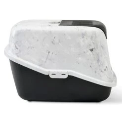 Savic Nestor Marble Cat Litter Box -Savic Plan Store 252329 savic katzentoilettenestor marble hs 02 8