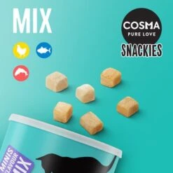 Cosma Snackies Minis Maxi Saver Pack -Savic Plan Store 262513 cosma snackies mini foodboard mix maxitube 1000x1000 9