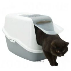 Savic Nestor Cat Litter Box 10 Savic Nestor Cat Litter Box -Savic Plan Store 284046 savic katzentoilette nestorgrau katze 03 2012 4
