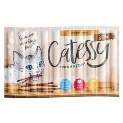 Catessy Sticks Super Saver Pack 150 X 5g 12 Catessy Sticks Super Saver Pack 150 X 5g -Savic Plan Store 295999 pla catessysticks bbqturkey 10x5g hs 01 1