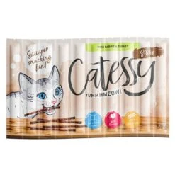 Catessy Sticks Super Saver Pack 150 X 5g 10 Catessy Sticks Super Saver Pack 150 X 5g -Savic Plan Store 296002 pla catessysticks rabbitturkey 10x5g hs 01 0