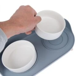 TIAKI Ceramic Bowl Duo 12 TIAKI Ceramic Bowl Duo -Savic Plan Store 302496 tiaki napf duo grau fg 6150 2