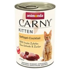 Animonda Carny Kitten 12 X 400g -Savic Plan Store 311403 pla carny kitten gefluegel coctail 400g hs 01 1