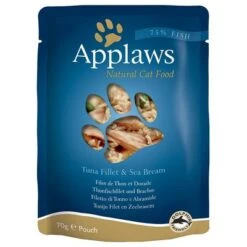 Applaws Pouches Cat Food In Broth Mixed Pack 12 X 70g -Savic Plan Store 31784 PLA rgb Applaws Selection KF Pouch Thunfisch mit Brachse 70g 3 3