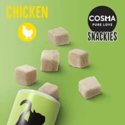 Cosma Snackies Maxi Tube Saver Pack 14 Cosma Snackies Maxi Tube Saver Pack -Savic Plan Store 32619 cosma snackies foodboard chicken 1000x1000 9