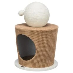 Trixie Cave With Scratching Ball -Savic Plan Store 333298 trixie hoehle kratzball hs 02 1
