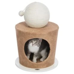 Trixie Cave With Scratching Ball -Savic Plan Store 333298 trixie hoehle kratzball hs 03 5