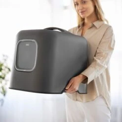 Rotho MyPet Cat Litter Tray BIALA -Savic Plan Store 334596 mypet katzentoilette biala anthrazit hs 06 9