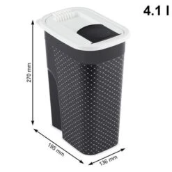 Rotho MyPet Flo Pet Food Bulk Tin -Savic Plan Store 334796 mypet flo tierfutter schuettdose hs 04 2