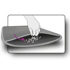 Flamingo Mat For Cat Toilets Matz -Savic Plan Store 348796 flamingo vorleger katzentoiletten matz hs 03 6