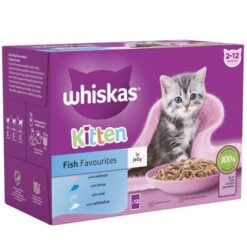 Whiskas Junior Pouches 48 X 85g -Savic Plan Store 358704 pla mars whiskas junior fischauswahl in gelee 5