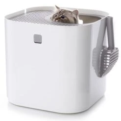 Modko ModKat Cat Litter Box -Savic Plan Store 35895 modkat katzentoilette wei hs 08 2