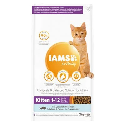 IAMS For Vitality Kitten Ocean Fish - Image 2