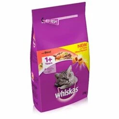 Whiskas Dry Cat Food Economy Packs -Savic Plan Store 414372 whiskas 1 beef 8