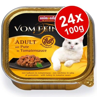 Animonda Vom Feinsten Adult No Grain In Sauce Saver Pack 24 X 100g 1 Animonda Vom Feinsten Adult No Grain In Sauce Saver Pack 24 X 100g