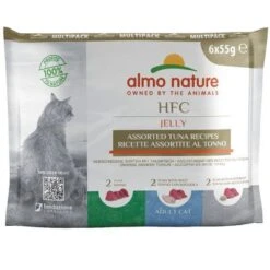 Almo Nature HFC Jelly Pouches Saver Pack 24 X 55g 12 Almo Nature HFC Jelly Pouches Saver Pack 24 X 55g -Savic Plan Store 63189 pla almo nature hfc jelly pouch thunfischmix 9