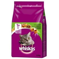 Whiskas Dry Cat Food Economy Packs -Savic Plan Store 68380 pla whiskas 1 lamm 3 8kg 5