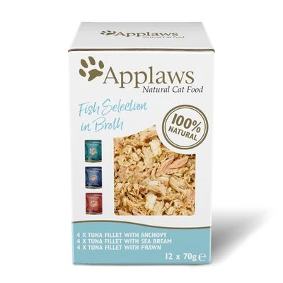 Applaws Pouches Cat Food In Broth Mixed Pack 12 X 70g