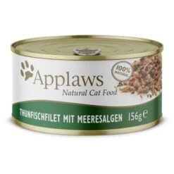 Applaws Cat Food Cans 156g - Tuna / Fish -Savic Plan Store 71478 pla applaws in bruehe thunfischfilet mit meeresalgen 156g hs 1 1 8