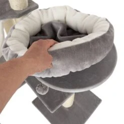 Gingerbread Cat Tree With Ladder - XXL -Savic Plan Store 72125 knusperhaeuschen xxl fg 9403 0