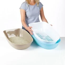 Trixie Berto Cat Litter Tray -Savic Plan Store 73861 trixie katzentoilettebertotop hs 05 2