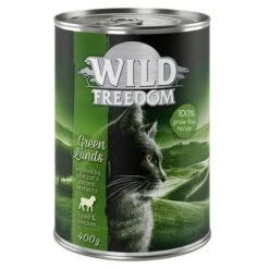 Wild Freedom Adult Saver Pack 24 X 400g 12 Wild Freedom Adult Saver Pack 24 X 400g -Savic Plan Store 77316 pla wild freedom nass green lands 400g 0