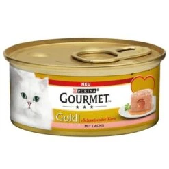 Gourmet Gold Melting Heart Saver Pack 24 X 85g -Savic Plan Store 79505 pla gourmetgold schmelzender kern lachs 6