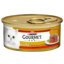 Gourmet Gold Melting Heart Saver Pack 24 X 85g -Savic Plan Store 79609 pla gourmetgold schmelzender kern rind 1