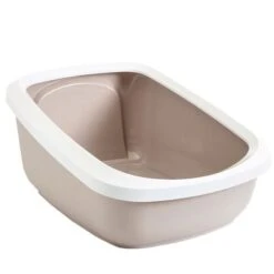 Savic Aseo Jumbo Cat Litter Tray With High Edge - 67.5cm -Savic Plan Store 80610 pla savic katzentoilette rand mocca 7