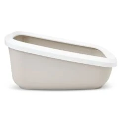 Savic Aseo Jumbo Cat Litter Tray With High Edge - 67.5cm -Savic Plan Store 80610 pla savic katzentoilette rand mocca hs 04 2