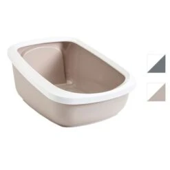 Savic Aseo Jumbo Cat Litter Tray With High Edge - 67.5cm -Savic Plan Store 80610 savic katzentoilette rand mocca hs 02 9