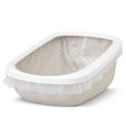 Savic Aseo Jumbo Cat Litter Tray With High Edge - 67.5cm -Savic Plan Store 80610 savic katzentoilette rand mocca hs 03 8