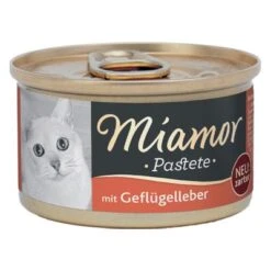 Miamor Pâté 12 X 85g -Savic Plan Store 80778 pla miamor pastete gefluegelleber 85g 1