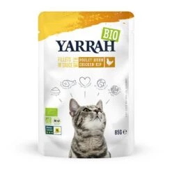 Yarrah Organic Fillets In Sauce 14 X 85g -Savic Plan Store 8136 cat pouch chicken 85g 8714265000829 2