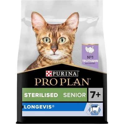 PURINA PRO PLAN Sterilized Senior 7+ Longevis Turkey - Image 2