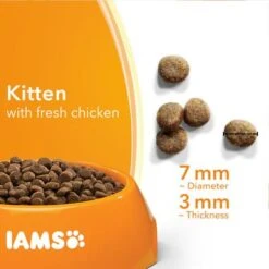 IAMS For Vitality Kitten Fresh Chicken Dry Cat Food -Savic Plan Store 8710255127736 4 5
