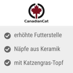 CanadianCat Company Cat Diner Food Bar -Savic Plan Store canadiancat company futterbar cat diner usps 1