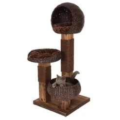 Scorched Wood Cat Tree -Savic Plan Store kratz 59370 10 2