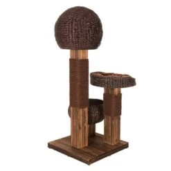 Scorched Wood Cat Tree -Savic Plan Store kratz 59370 3 5