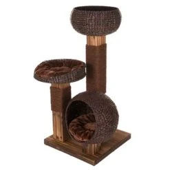 Scorched Wood Cat Tree -Savic Plan Store kratz 59370 6 4