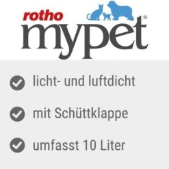 Rotho MyPet Cody Pet Food Container -Savic Plan Store mypet cody tierfutterbeh lter usps 0