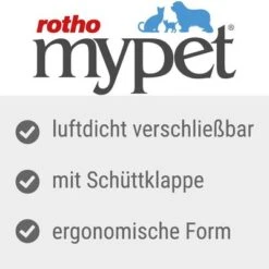 Rotho MyPet Flo Pet Food Bulk Tin -Savic Plan Store mypet flo tierfutter sch ttdose usps 6